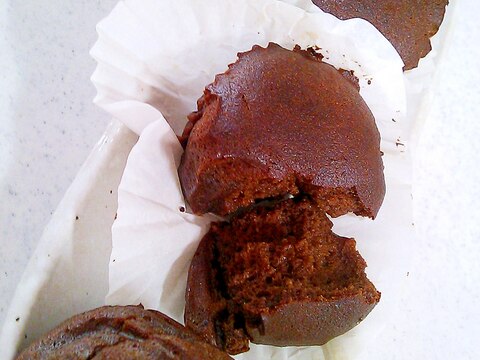 【糖質制限】低糖質チョコ使って簡単チョコプチケーキ